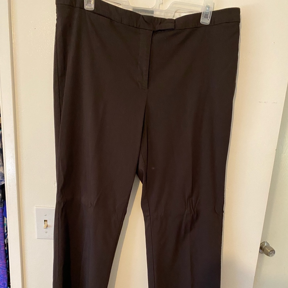 Dark brown dress pants